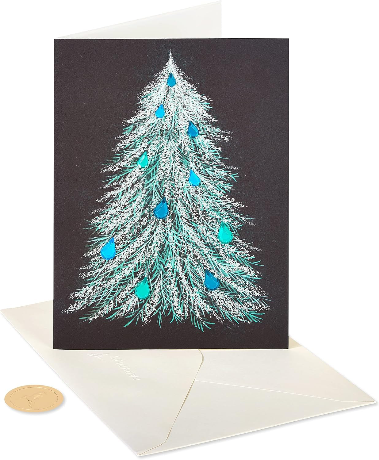 Papyrus Boxed Christmas Cards with Envelopes - Special Wishes, Tree Design (Set of 8)
