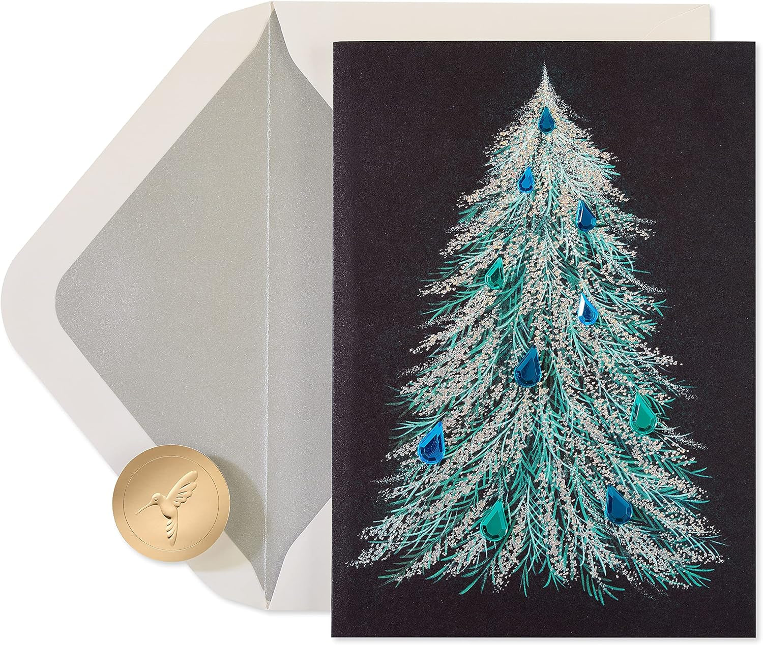 Papyrus Boxed Christmas Cards with Envelopes - Special Wishes, Tree Design (Set of 8)