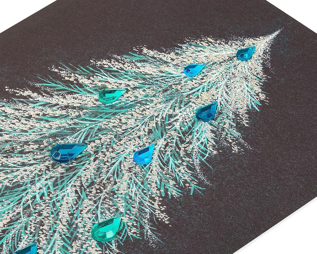 Papyrus Boxed Christmas Cards with Envelopes - Special Wishes, Tree Design (Set of 8)